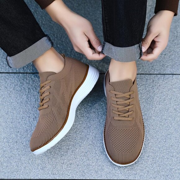 Mens Slip On Sneakers Walking Tennis black Shoes Running Gym Athletic Non Slip main image 6